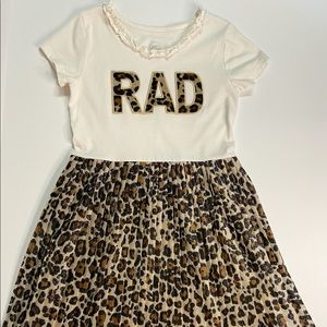 Wonder Nation Girls Cheetah Print “Rad” Dress